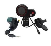 Giwnhvx Kit de compteur en plastique QS-S4 36 V-60 V + clé de verrouillage d'allumage à 3 broches pour scooter électrique Zero 8 9 10 8X 10X 6 broches