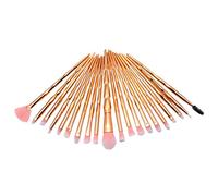 Giwnhvx Kit de Maquillage de Beauté de Brosse de Maquillage de Pinceau D'Oeil de Nylon D'Or + en Plastique de Poignée de Diamant en Plastique