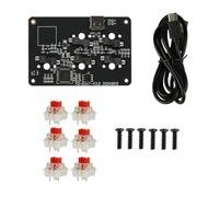 Giwnhvx Kit de mini clavier mécanique RVB avec impression 3D DIY pour Win/MacOs