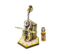 Giwnhvx Kit de ModèLe en Bois de Violoncelle Puzzle 3D avec BoîTe à Musique pour Les Amateurs Adultes et Les Amateurs de Bricolage