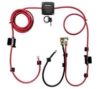 Giwnhvx Kit de Relais de Chargeur Divisé 6 12 V Kit D'Isolateur de Batterie Double Automatique 140 A Relais de Détection de Tension VSR pour RV Camion ATV