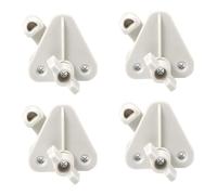 Giwnhvx Kit de remplacement de loquet de portail de ponton, 4 loquets de portail de ponton pour cadres de 2,5 à 3,2 cm, loquets de porte de bateau pour portes à charnière