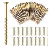 Giwnhvx Kit de réparation de sol - Plus de grincement - Élimine le grincement du sol - Pour la plupart des sols en bois dur - Vis de fixation durables - 125 pièces