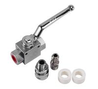 Giwnhvx Kit de robinet à boisseau sphérique pour nettoyeur haute pression - Tuyau de 1,9 cm - Connexion rapide - 4500 psi - Facile à installer et à utiliser