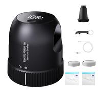 Giwnhvx Kit de scellage sous vide électrique portable 3 en 1 pour sacs sous vide à ouverture large et régulière B