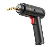 Giwnhvx Kit de soudure en plastique sans fil 200 W 400 pièces Agrafeuse à chaud rechargeable par USB Kit de réparation pour la plupart des plastiques