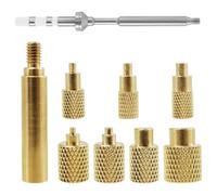 Giwnhvx Kit d'insertion thermique M2/M3//M5/M6/M7/M8 Kit de pointes de fer à souder TS100 en laiton