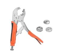 Giwnhvx Kit d'outils de fermeture à pression avec 3 matrices de découpe en métal robuste pour installation et remplacement du cuir.