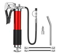 Giwnhvx Kit d'outils de graisse d'huile avec poignée manuelle et coupleur de pompage haute pression 400 CC Outil d'entretien robuste facile à utiliser