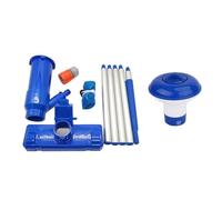 Giwnhvx Kit d'outils de nettoyage pour aspirateur de piscine - Brosse portable pour bassin et fontaine - EU