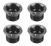 Giwnhvx KP251 Lot de 4 vis de manivelle pour Hollowgram SiSL2 Noir