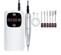 Giwnhvx Lampe à ongles V3 Grinder 2 en 1 45000 haute vitesse pour vernis à ongles salon de manucure lampe de cuisson