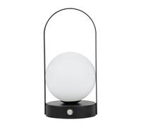 Giwnhvx Lampe de table portable d'extérieur en métal, dimmable, rechargeable, pour chambre à coucher, table de chevet, lumière de nuit, noir