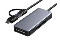 Giwnhvx Lecteur de cartes multifonction USB 3.0/MS/SD/TF 5 en 1 USB 5 Gbps pour PC portable pièces de rechange