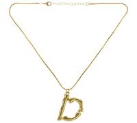 Giwnhvx Lettre Collier Grande Lettre Anglaise Pendentif ChaîNe en ou Pendentif Collier D