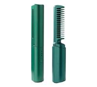 Giwnhvx Lisseur de Cheveux Professionnel Sans 2 en 1, Peigne à Friser, Chauffage, Lissage Aux Ions NéGatifs, Outils de Coiffure-C
