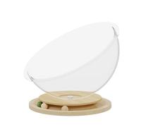 Giwnhvx Lit pour Chat Capsule Spatiale Universel avec Boules de Piste, Jouet pour Chat, Maison pour Chaton, Nettoyage Facile, Fournitures pour Animaux de Compagnie, Grande Taille