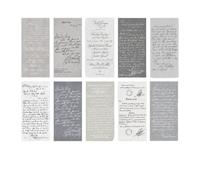 Giwnhvx Livre Matériel, Matériel de Collage de Décorations Rétro pour Cahiers, Journal, Fabrication de DIY, Gris