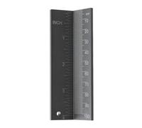 Giwnhvx Localisateur d'anneaux de limite de bits en alliage d'aluminium Règle de mesure de la hauteur de la lame de scie impériale avec outil auxiliaire magnétique pour le travail du bois facile à