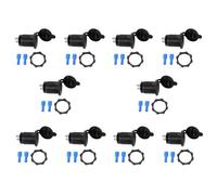 Giwnhvx Lot de 10 adaptateurs de prise d'alimentation double USB 5 V 4,8 A pour voiture bateau camping-car 12 V 24 V