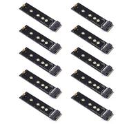 Giwnhvx Lot de 10 adaptateurs M.2 A+E Key vers M.2 NVME Carte d'extension NGFF vers KEY-M Carte d'extension NVMe PCI Express SSD Port Adaptateur d'extension