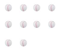 Giwnhvx Lot de 10 balles de baseball souples à impact réduit, 25,4 cm, pour adultes et jeunes