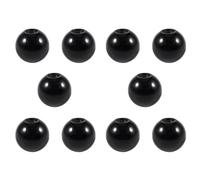 Giwnhvx Lot de 10 boutons de levier de rechange en bakélite noire de 35 mm de diamètre