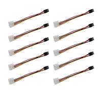 Giwnhvx Lot de 10 câbles d'alimentation 4 broches mâle vers prise femelle 6 broches pour adaptateur PCIe PCI Express