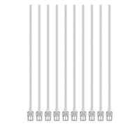 Giwnhvx Lot de 10 distributeurs à pointe biseautée de 4 pouces, calibre 12 acier inoxydable, applicateurs de fluide de 14 g