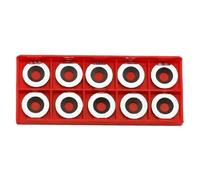 Giwnhvx Lot de 10 fraises de rechange pour tour, tournage du bois, outil de finition, outils et pièces 16 x 3,0 mm-30 °