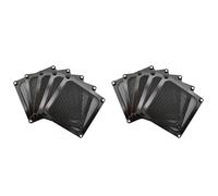 Giwnhvx Lot de 10 grilles filtrantes en aluminium anti-poussière pour ventilateur de refroidissement de PC 90 mm