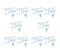 Giwnhvx Lot de 10 guirlandes bavaroises de 10 m - Décoration pour fête de la bière - Bannière bavaroise - Accessoire photo