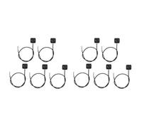 Giwnhvx Lot de 10 mini interrupteurs momentanés à bouton-poussoir marche/arrêt 12 V 24 V