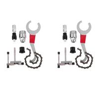 Giwnhvx Lot de 10 outils de réparation pour vélo de montagne, coupe-chaîne, extracteur de support, extracteur de roue libre