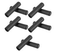 Giwnhvx Lot de 10 poignées de guidon en silicone ultra léger pour scooter, BMX, VTT, vélo (noir)