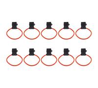 Giwnhvx Lot de 10 porte-fusibles à lame maxi calibre 8 AWG 12-24 V étanche + fusible 40 A