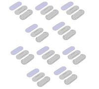 Giwnhvx Lot de 10 supports de multiprise blancs, fixation murale autocollante, installation facile sans perforation