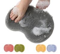 Giwnhvx Lot de 10 tapis de nettoyage pour pieds de douche avec ventouses antidérapantes pour le dos des pieds