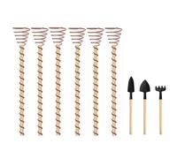 Giwnhvx Lot de 10 tiges de culture électrique en cuivre pour culture électrique - 10 pièces - Fil de cuivre long - Outils de jardinage
