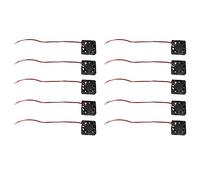 Giwnhvx Lot de 10 ventilateurs de refroidissement sans balais 40 mm x 10 mm 0,12 A 2 broches 5 V CC