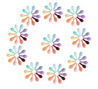 Giwnhvx Lot de 100 ballons de fête colorés pastel de 25,4 cm macaron assortis pour décoration de fête d'anniversaire, fête prénatale, facile à utiliser