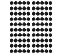 Giwnhvx Lot de 100 boîtiers ronds noirs pour piles CR2032 2016 2025