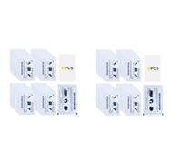 Giwnhvx Lot de 100 cartes de nettoyage pour lecteur de cartes CR80 double face, cartes de nettoyage pour terminal de balayage POS