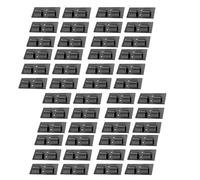 Giwnhvx Lot de 100 crochets pour guirlande lumineuse d'extérieur - Clip de câble robuste - Support mural - Noir