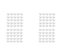 Giwnhvx Lot de 100 crochets transparents pour guirlande lumineuse d'extérieur avec 100 supports adhésifs étanches pour lampe
