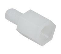 Giwnhvx Lot de 100 entretoises hexagonales filetées en plastique pour carte PC