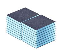 Giwnhvx Lot de 100 éponges à poncer réutilisables et lavables pour plastique, bois, métal