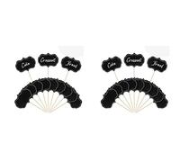 Giwnhvx Lot de 100 marqueurs à fromage pour charcuterie, buffet, étiquettes alimentaires, cure-dents, drapeaux, apéritifs, tableau noir