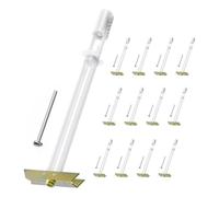Giwnhvx Lot de 12 ancrages pour cloison sèche avec boulons inclus pour cloison sèche de 1/4"-20, ancrages creux pour kit de montage TV, chacun en cloison sèche de 1,27 cm, facile à utiliser