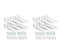 Giwnhvx Lot de 12 étagères murales flottantes pour chaussures de sport ou boîte à chaussures